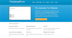 Desktop Screenshot of fileuploadform.com