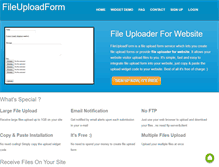 Tablet Screenshot of fileuploadform.com